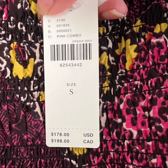 Anthropologie Smocked Abstract Midi Dreas - Picture 9 of 10